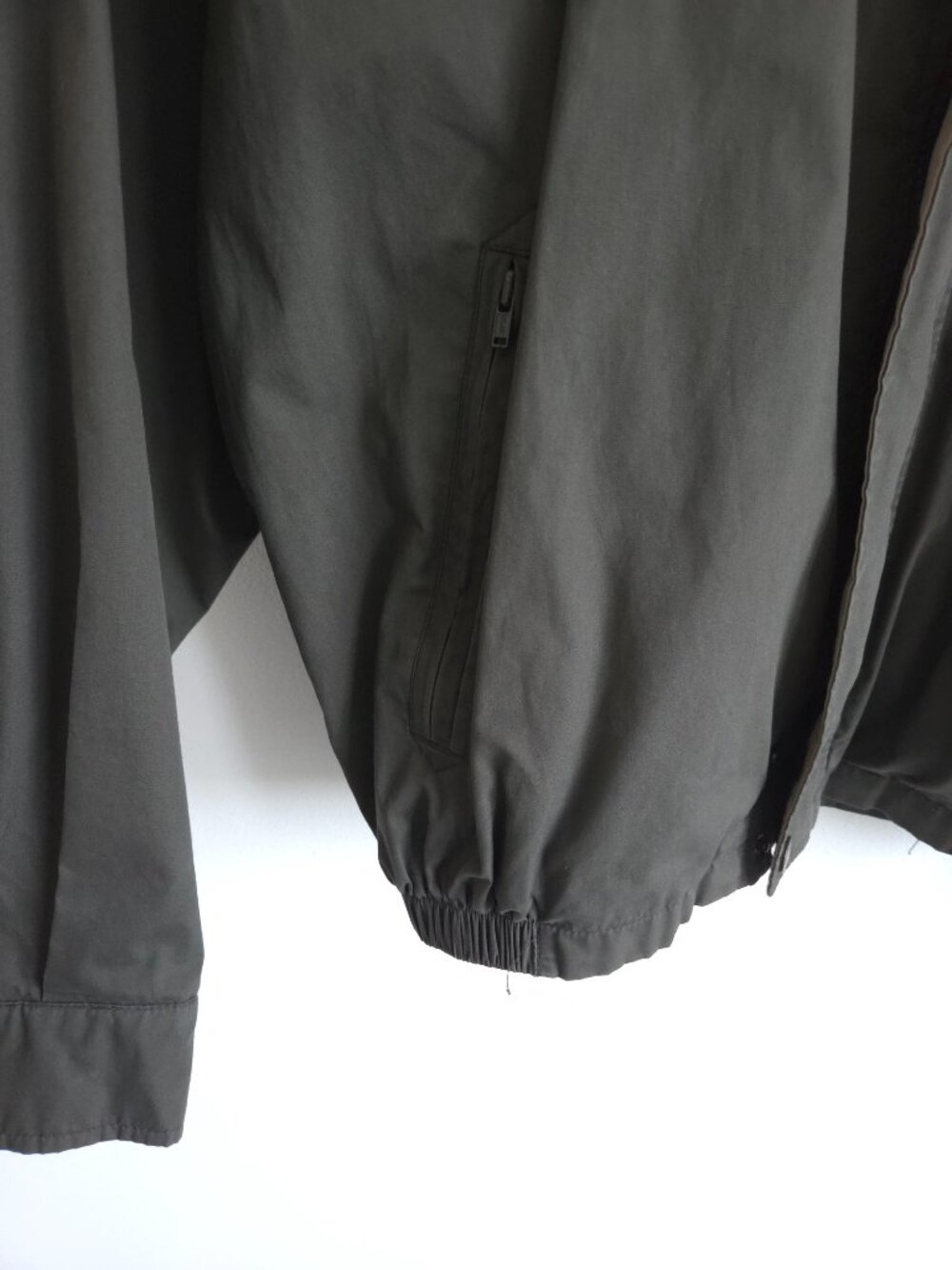 Vintage Retro Olive Green Lightweight Jacket - Picture 6 of 11